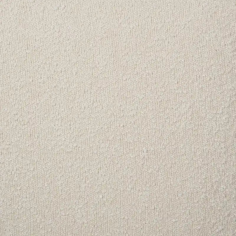 Chaise de salle à manger en tissu bouclé – Noir charbon et blanc