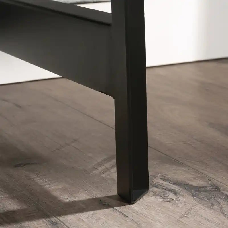 60 Table de bureau d'ordinateur de qualité commerciale industrielle avec 5 tiroirs et plateau de clavier - Chêne Barrel