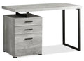 Clayton 47.25 Reversible Office Desk with 3-Drawers