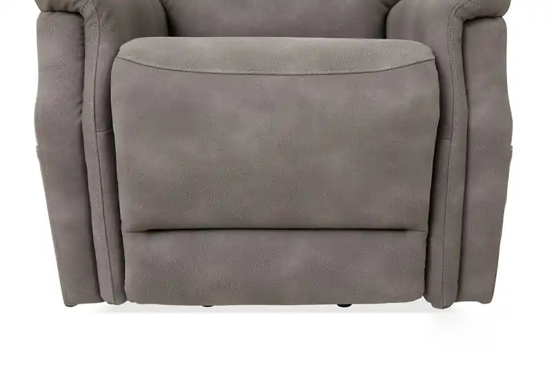 Fauteuil inclinable releveur en similicuir, gris anthracite - 34