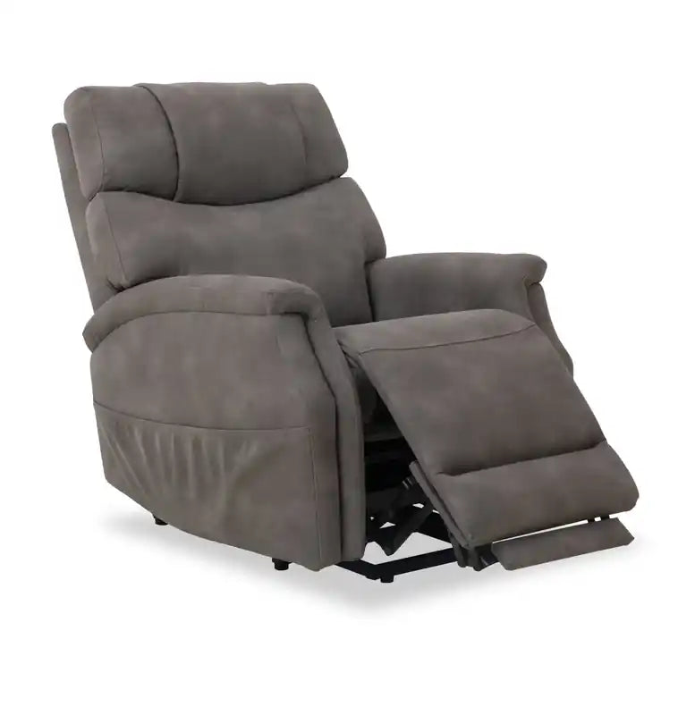 Fauteuil inclinable releveur en similicuir, gris anthracite - 34