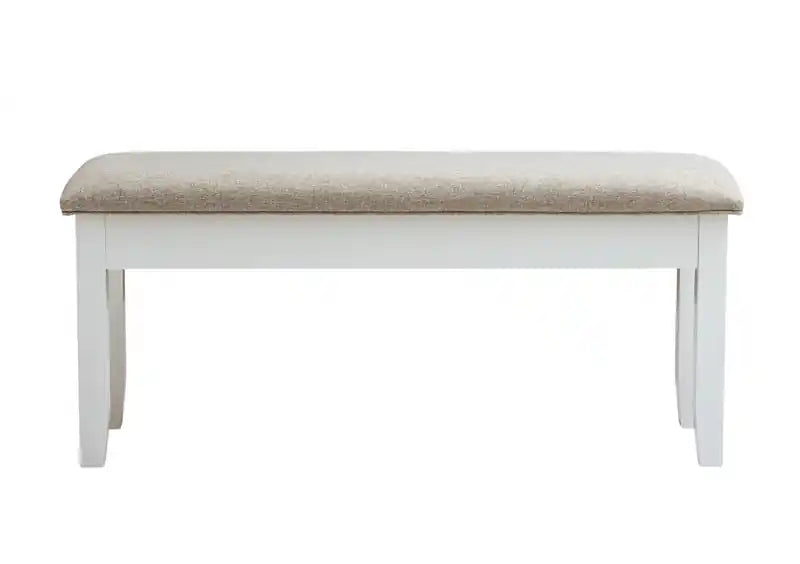 Banc de salle à manger en tissu avec rangement