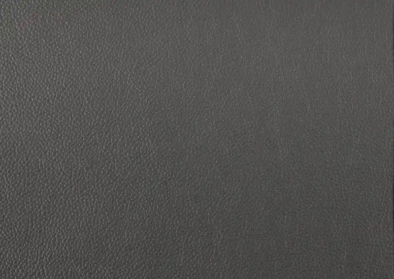 Fauteuil d'appoint en cuir gris foncé