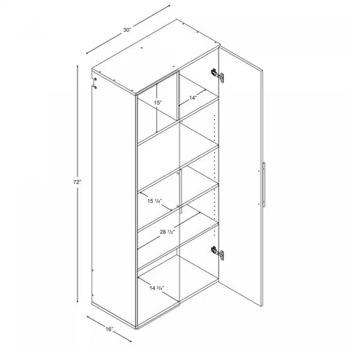 Armoire de rangement de garage de 30 pouces