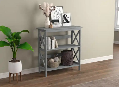 32 Console avec 2 étagères de rangement
