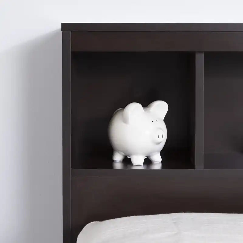 Tête de lit bibliothèque avec rangement