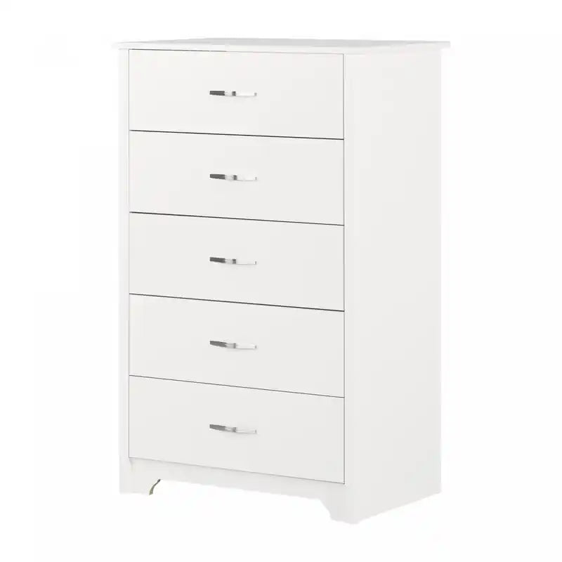 Fusion 5-drawer Chest - Pure White