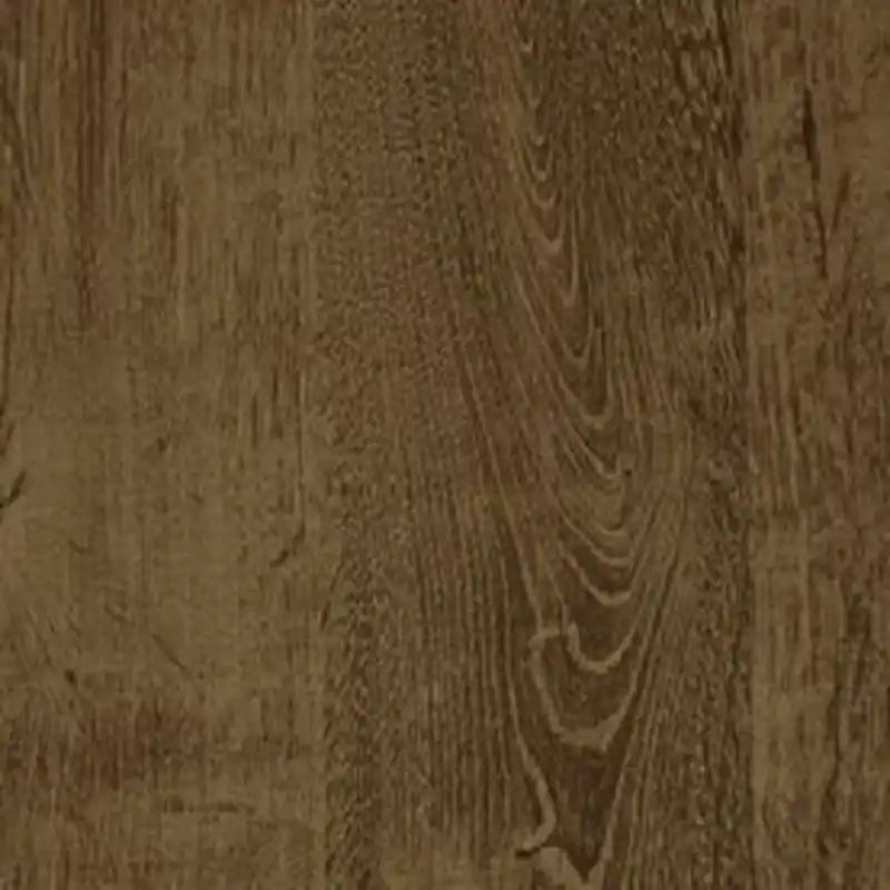 Meuble TV mural flottant long 45,35" avec étagère supérieure - Marron rustique