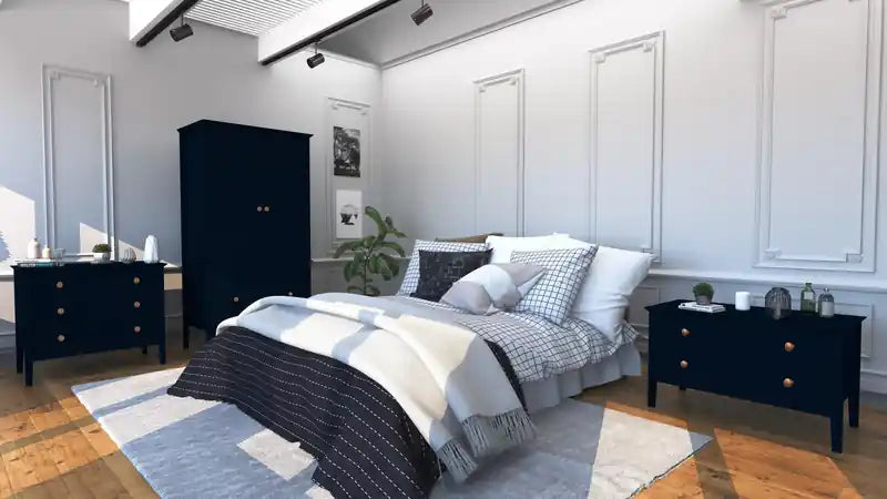 Robe de soirée bleu nuit