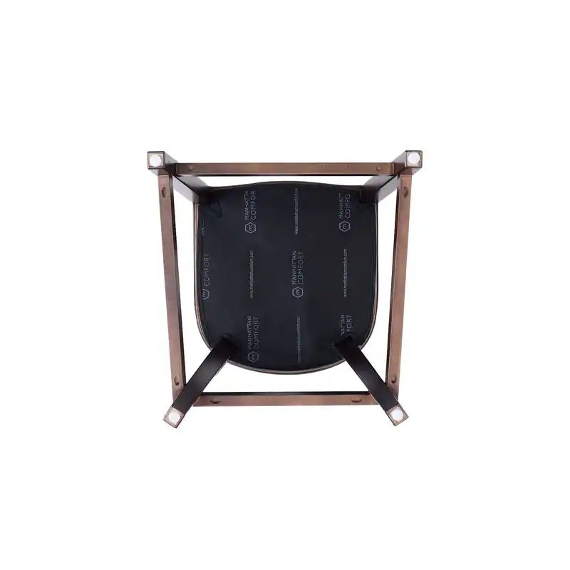 Tabouret de bar à hauteur de comptoir traditionnel en bois de hêtre de 39,5 po avec capitonnage cannelé - Crème et Noyer foncé