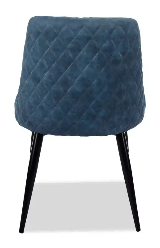 Chaise de salle à manger en tissu aspect lin