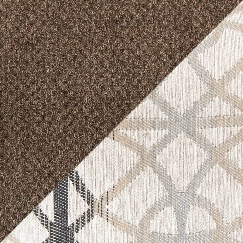 Canapé-lit condo grand format en tissu chenille anthracite avec accoudoirs évasés