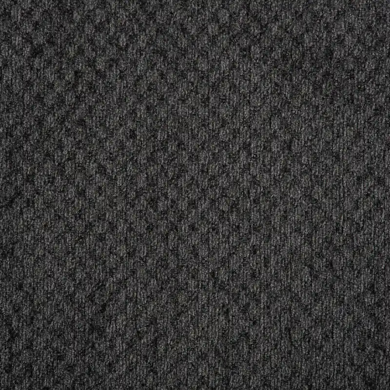 Canapé-lit condo grand format en tissu chenille anthracite avec accoudoirs évasés