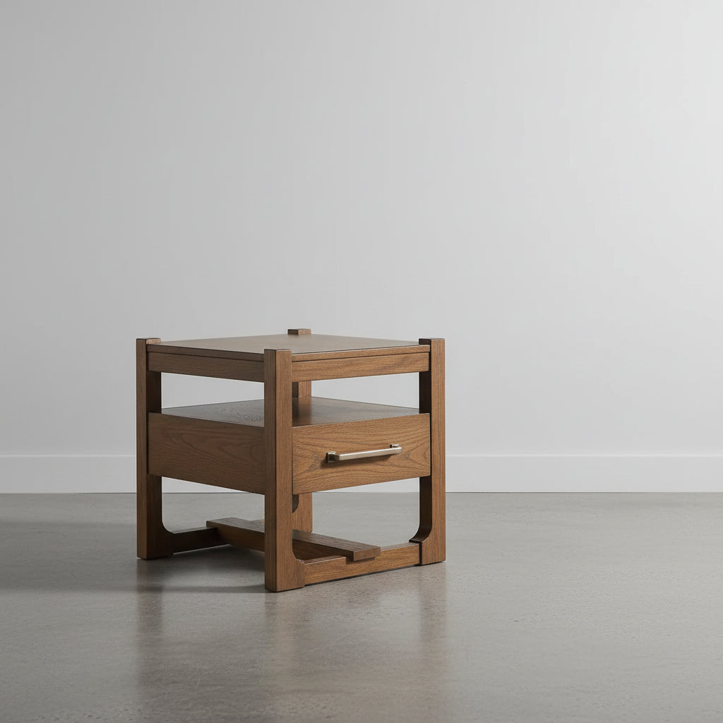 Gideon 24 Solid Wood Country-Style End Table