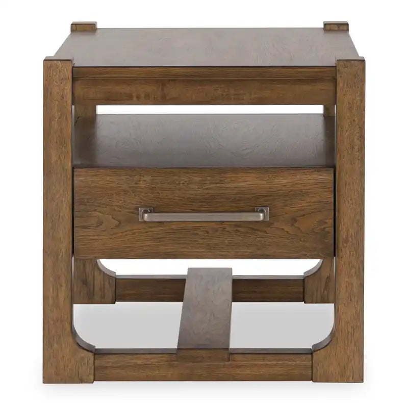 24 Table d'appoint de style rustique en bois massif
