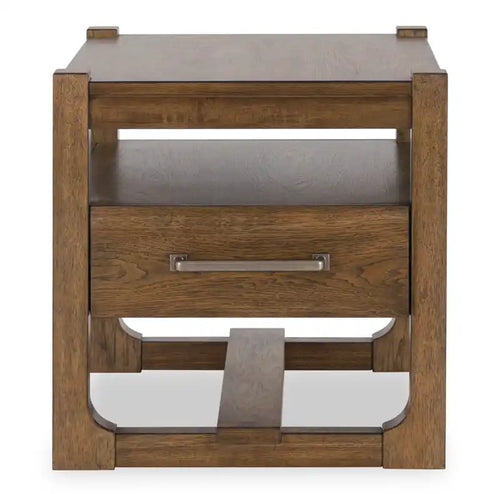 24 Table d'appoint de style rustique en bois massif
