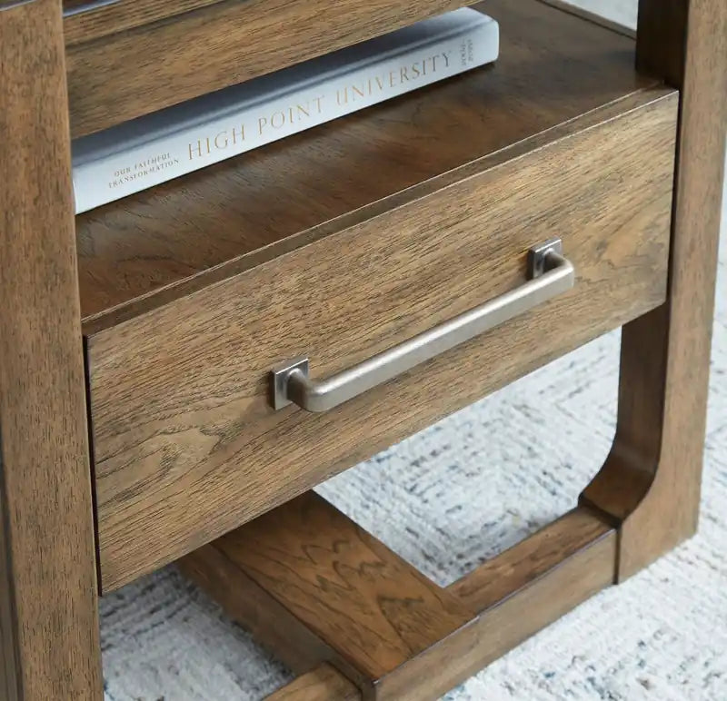 24 Table d'appoint de style rustique en bois massif
