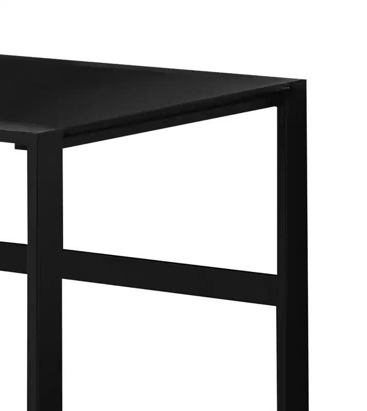 Bureau avec plateau en verre de 48 pouces