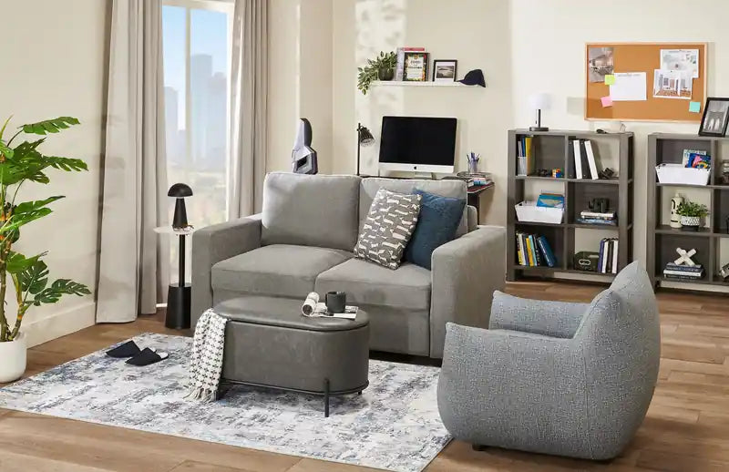 Fauteuil d'appoint en tissu 35.4