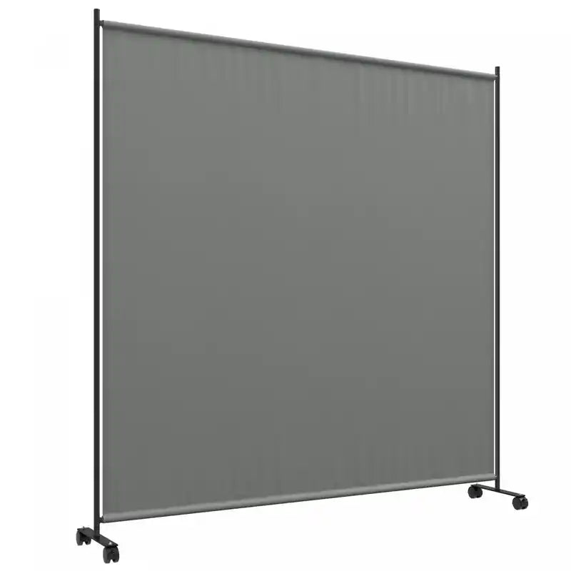 Outsunny Room Divider With Wheels, 6ft Rolling Privacy Screen