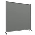 Outsunny Room Divider With Wheels, 6ft Rolling Privacy Screen